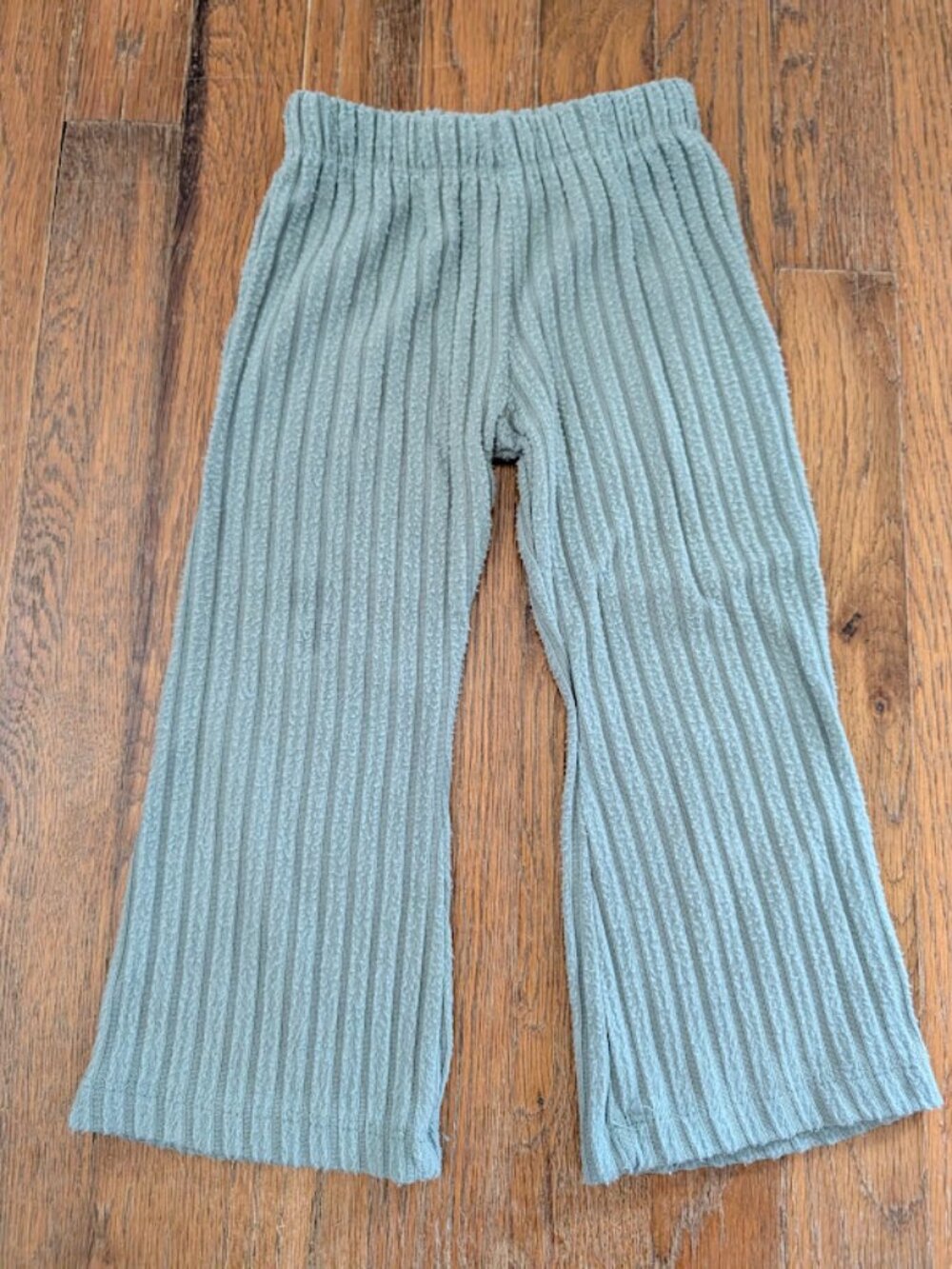 Nicole Miller Green Slouch Wide-Leg Comfortable Pants 24mo